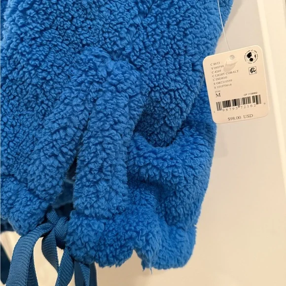 NWT Free People FP Movement Scout it Out Fleece Vest Light Cobalt Sporty Medium - Picture 5 of 10